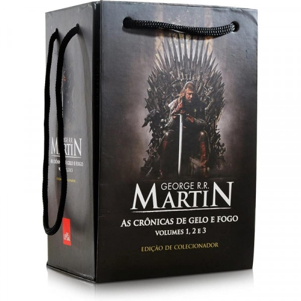 Capa de As Crônicas de Gelo e Fogo - George R. R. Martin