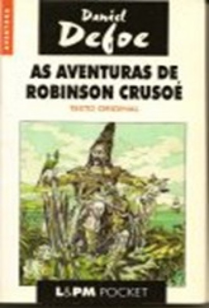 Capa de As aventuras de Robinson Crusoé - Daniel Defoe