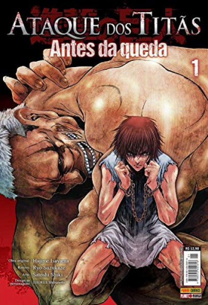 Capa de Ataque dos Titãs: Antes da Queda Vol. 01 - Hajime Isayama; Ryo Suzukaze; Satoshi Shiki