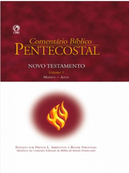 Capa de COMENTÁRIO BÍBLICO - NOVO TESTAMENTO VOL. 1 - FRENCH L. ARRINGTON & ROGER STRONSTAD