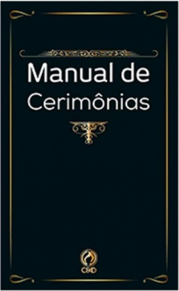 Capa de MANUAL DE CERIMÔNIAS - 