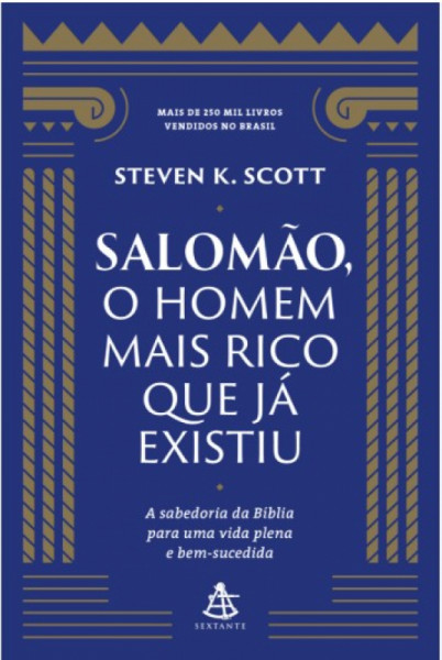 Capa de SALOMÃO O HOMEM MAIS RICO QUE JÁ EXISTIU - STEVEN K. SCOTT