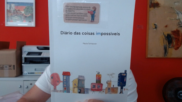 Capa de Diário Das Coisas Impossíveis - Paula Schiavon