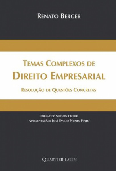 Capa de TEMAS COMPLEXOS DE DIREITO EMPRESARIAL - RENATO BERGER