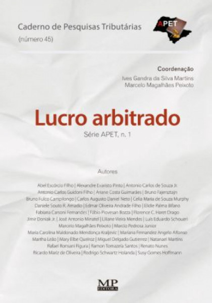 Capa de LUCRO ARBITRADO - IVES GANDRA DA SILVA MARTINS - MARCELO MAGALHAES PEIXOTO
