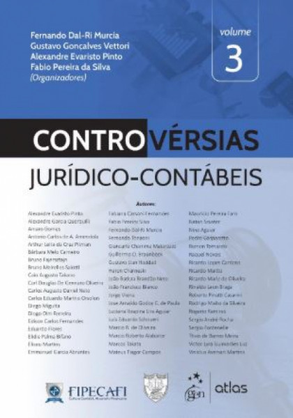 Capa de CONTROVÉRSIAS JURÍDICO CONTÁBEIS - Gustavo Gonçalves Vettori