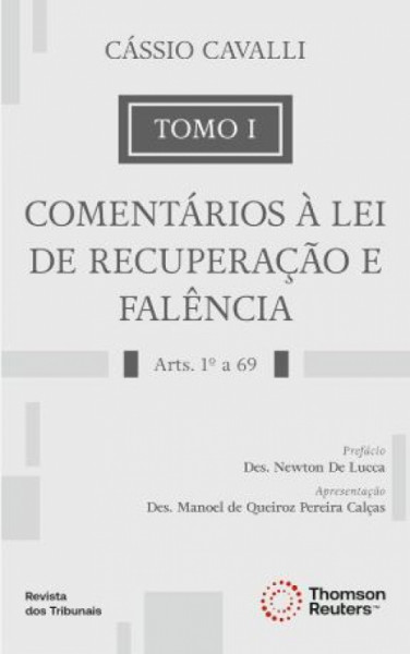 Capa de COMENTÁRIOS À LEI DE RECUPERAÇÃO E FALÊNCIA - CASSIO CAVALLI