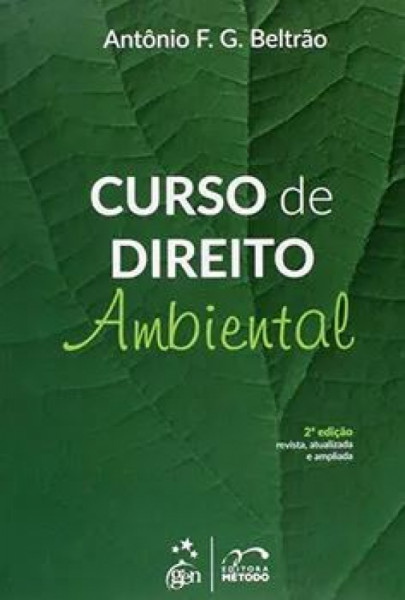 Capa de CURSO DE DIREITO AMBIENTAL - ANTONIO F. G. BELTRÃO