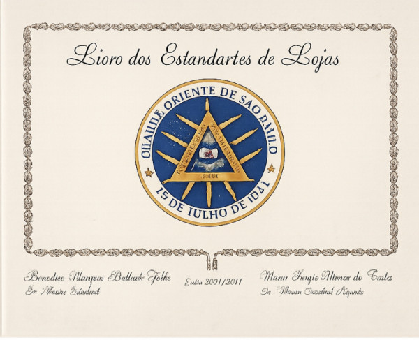 Capa de Livro dos Estandartes de Lojas - GOSP