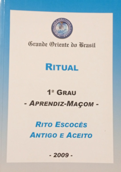 Capa de Ritual Aprendiz Maçom - Rito Escocês Antigo e Aceito - GOB - GOB
