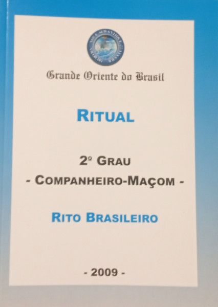 Capa de Ritual Companheiro Maçom - Rito Brasileiro - GOB - GOB