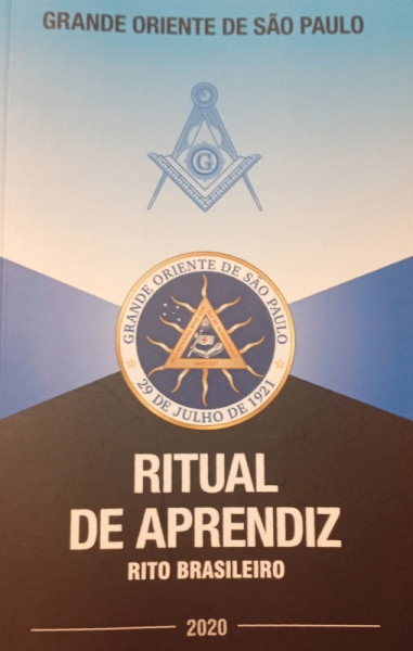 Capa de Ritual de Aprendiz - Rito Brasileiro - GOSP - GOSP