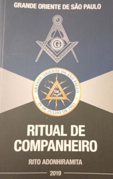Capa de Ritual de Companheiro - Rito Adonhiramita- GOSP - GOSP