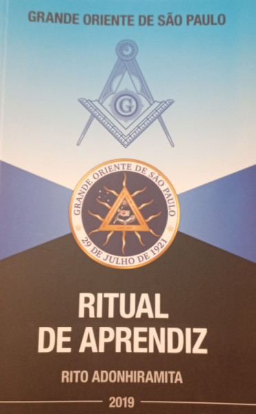Capa de Ritual de Aprendiz - Rito Adonhiramita- GOSP - GOSP